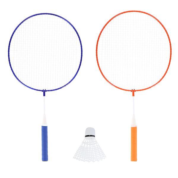 Zestaw do badmintona dla dzieci 2 rakiety + lotki Nils NRZ052 Steel