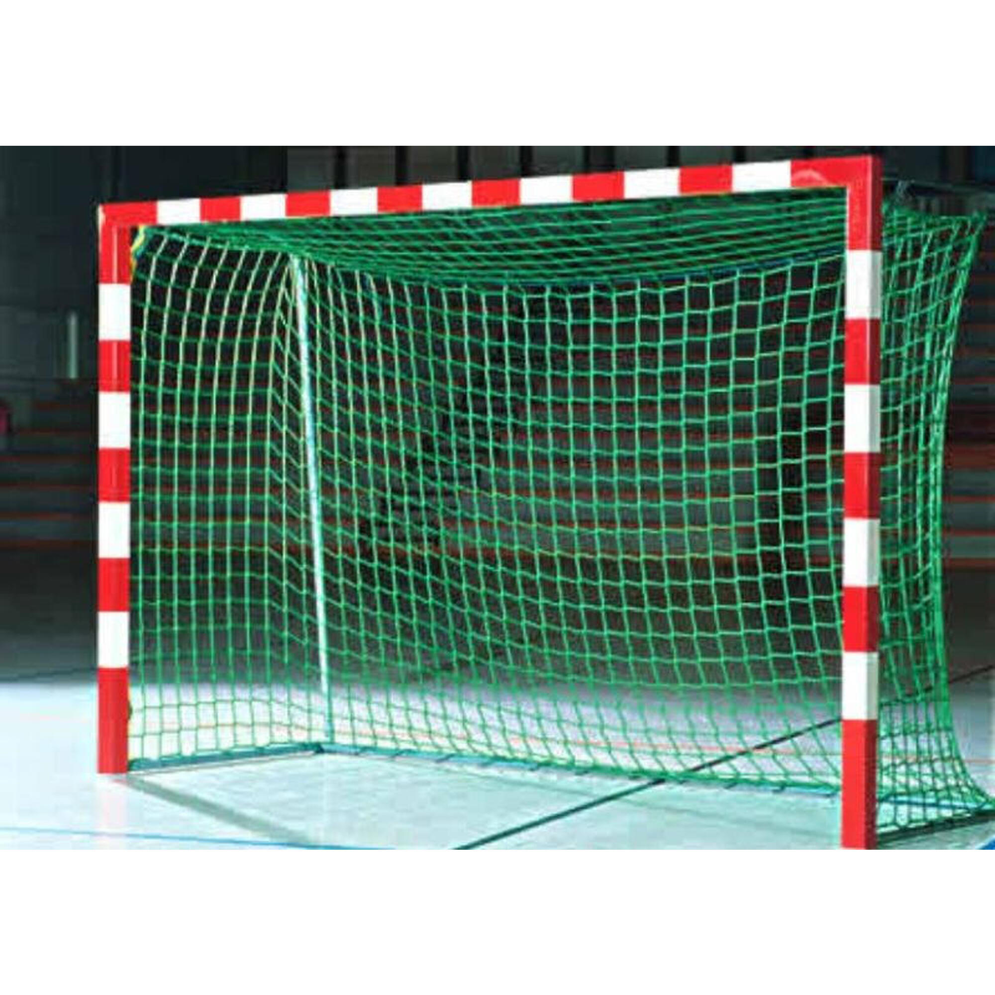 Set 2 plase porti fotbal Huck 3x2 m, fir 4 mm fara nod, culoare verde