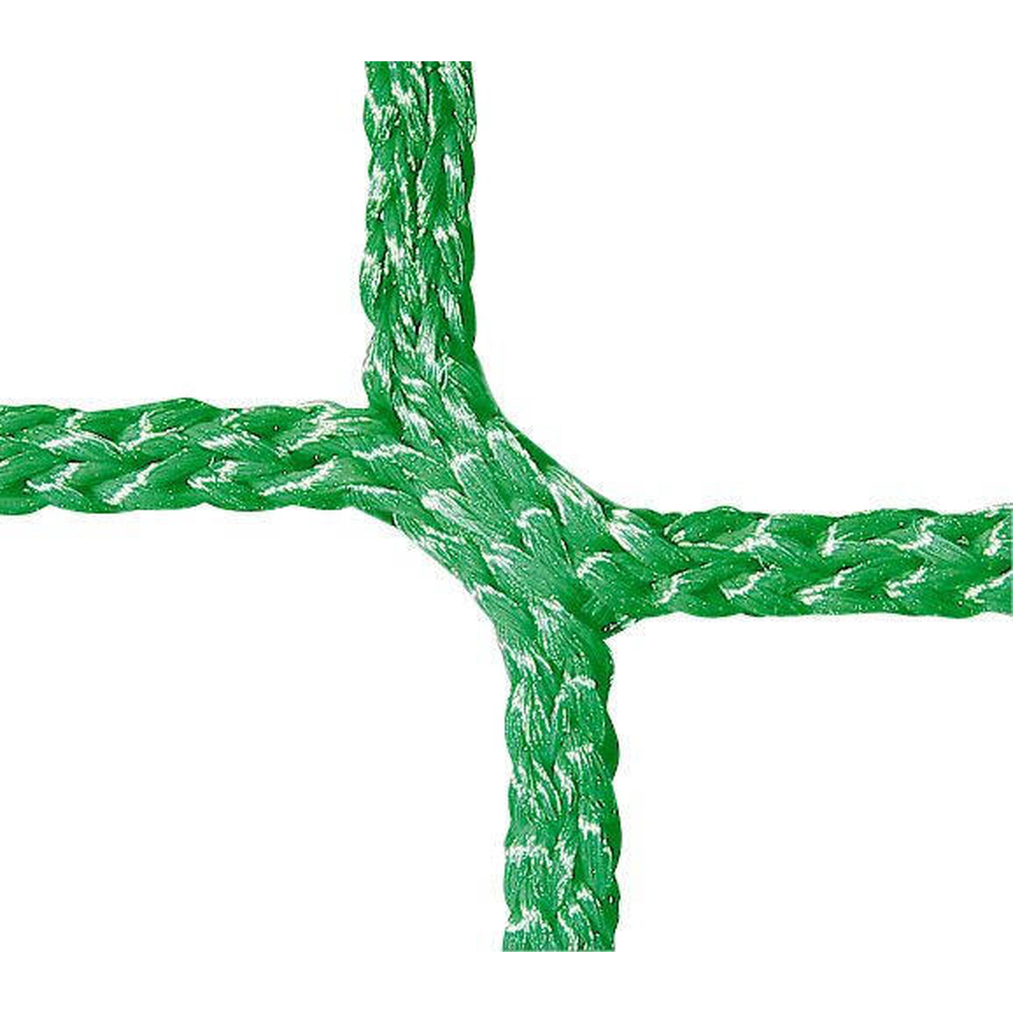 Set 2 plase porti fotbal Huck 3x2 m, fir 4 mm fara nod, culoare verde