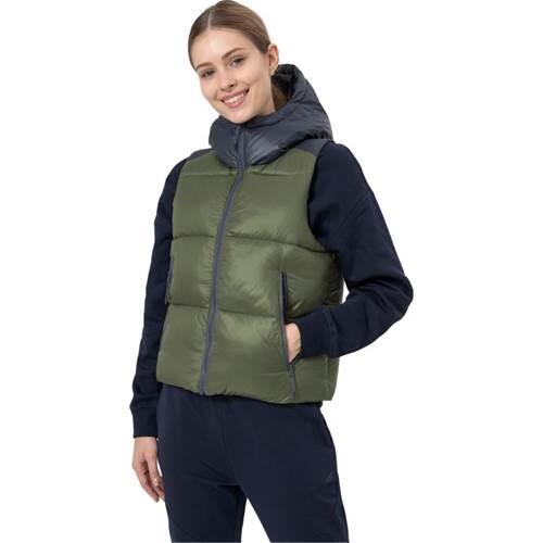Vestă damă 4F KUDP004 Khaki M