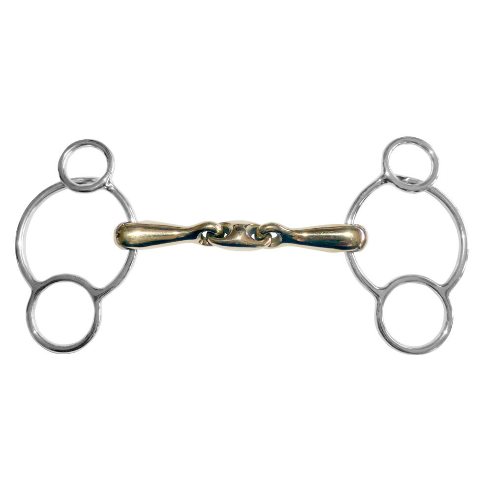 ZALDI Bocado Pessoa 3-Piezas Inoxidable