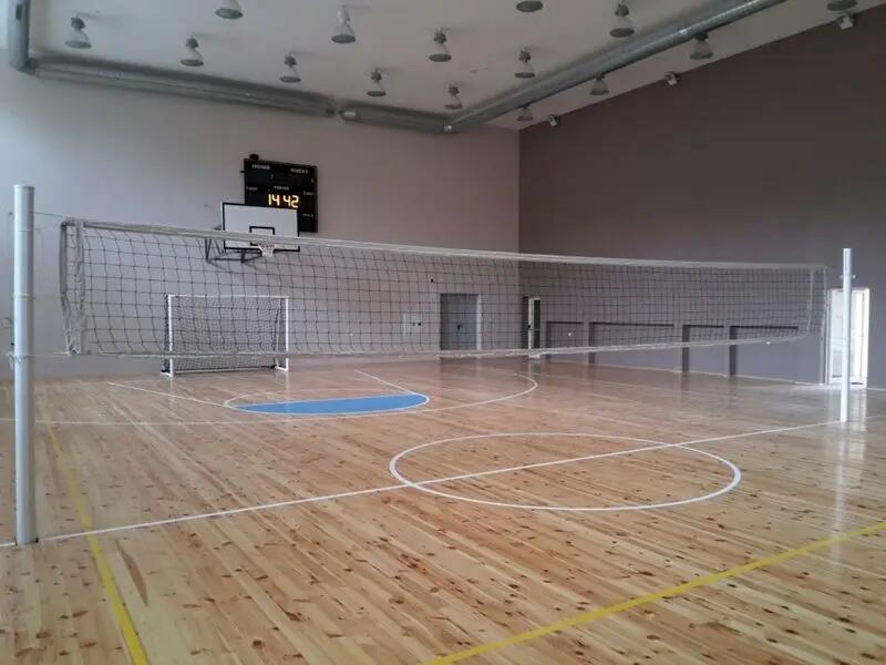 Fileu volei profesional 9,5x1 m Anastasia Sport, cablu otel, 6 puncte prindere 13/13