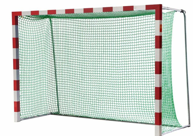Set 2 plase porti handbal Huck 3x2 m, fir 5 mm, fara nod, culoare verde