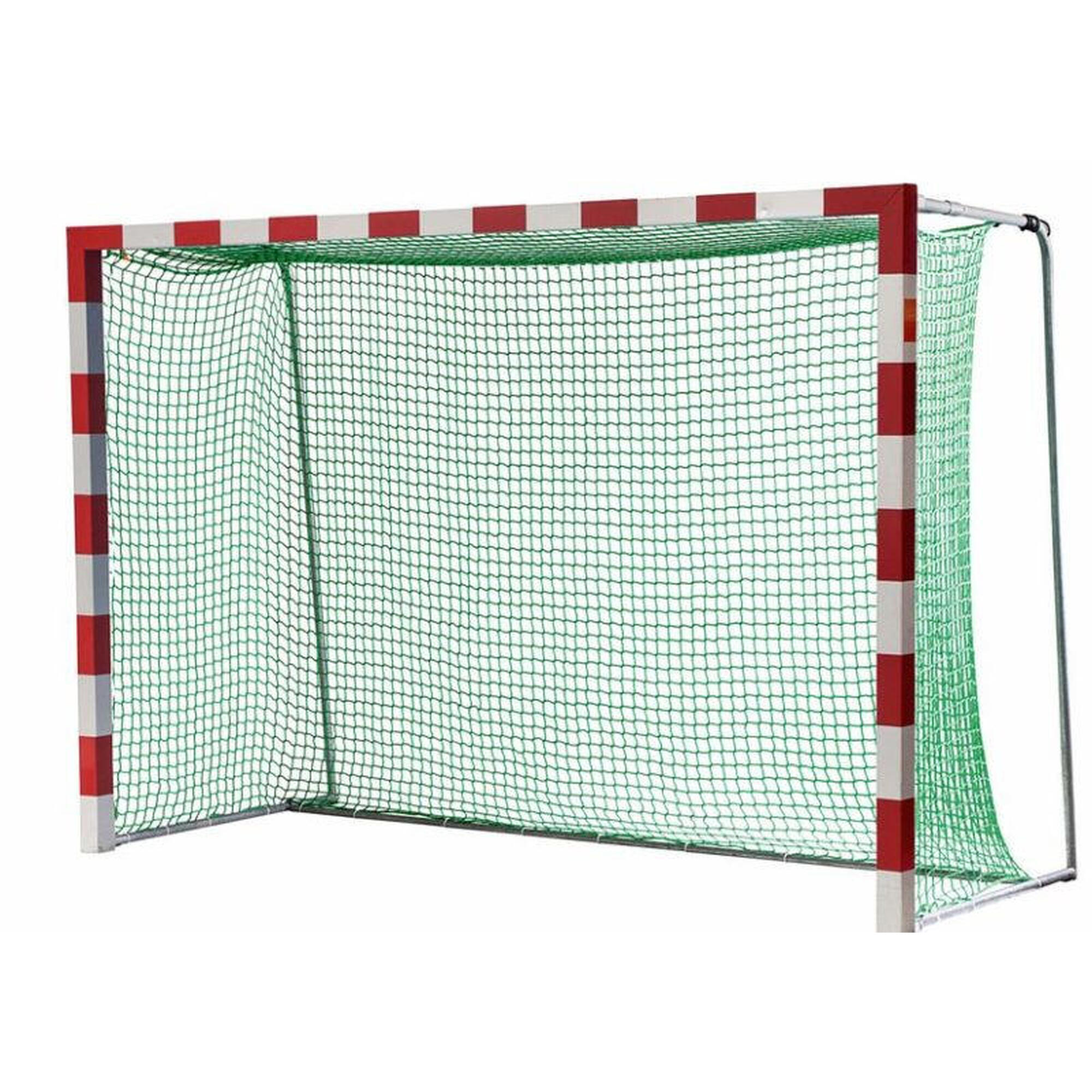Set 2 plase porti handbal Huck 3x2 m, fir 3 mm fara nod, culoare verde