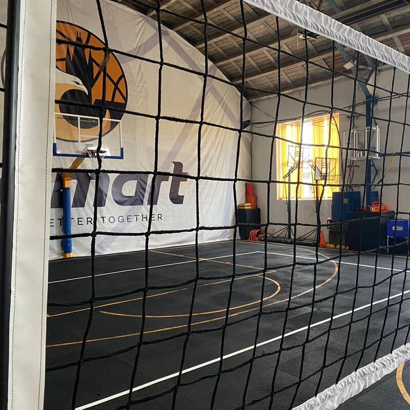 Fileu volei profesional 9,5x1 m Anastasia Sport, cablu otel, 6 puncte prindere