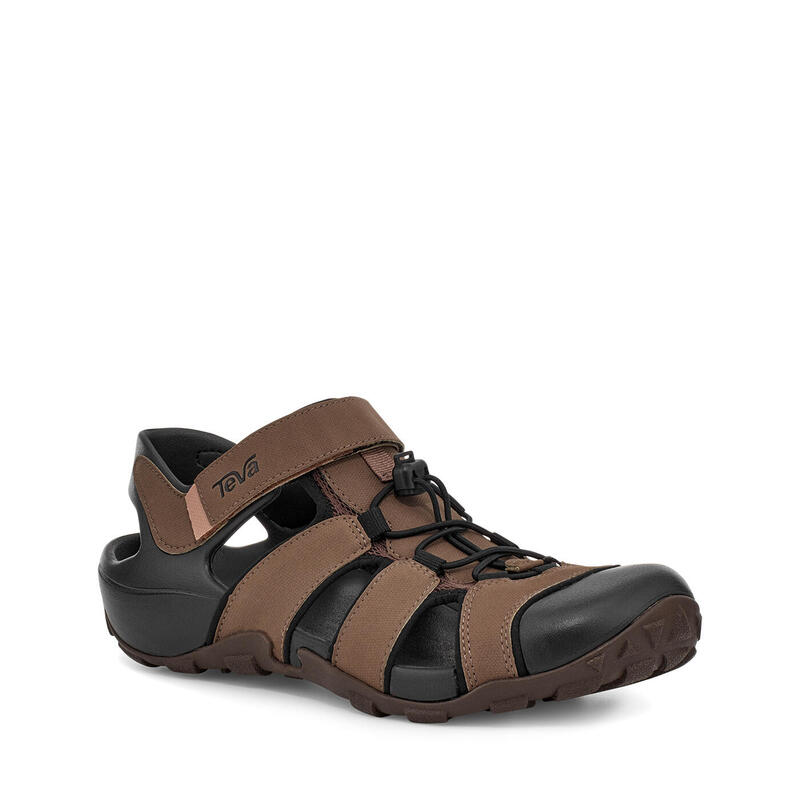 FLINTWOOD MEN'S SPORTS SANDALS - TURKISH COFFEE