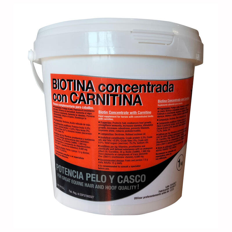 Pienso Complementario Biotina Carnitina Zaldi