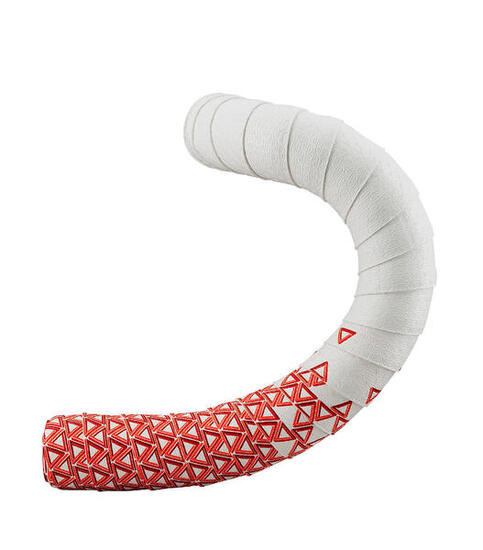 Nastro manubrio Deda Loop bianco-rosso 200 cm.