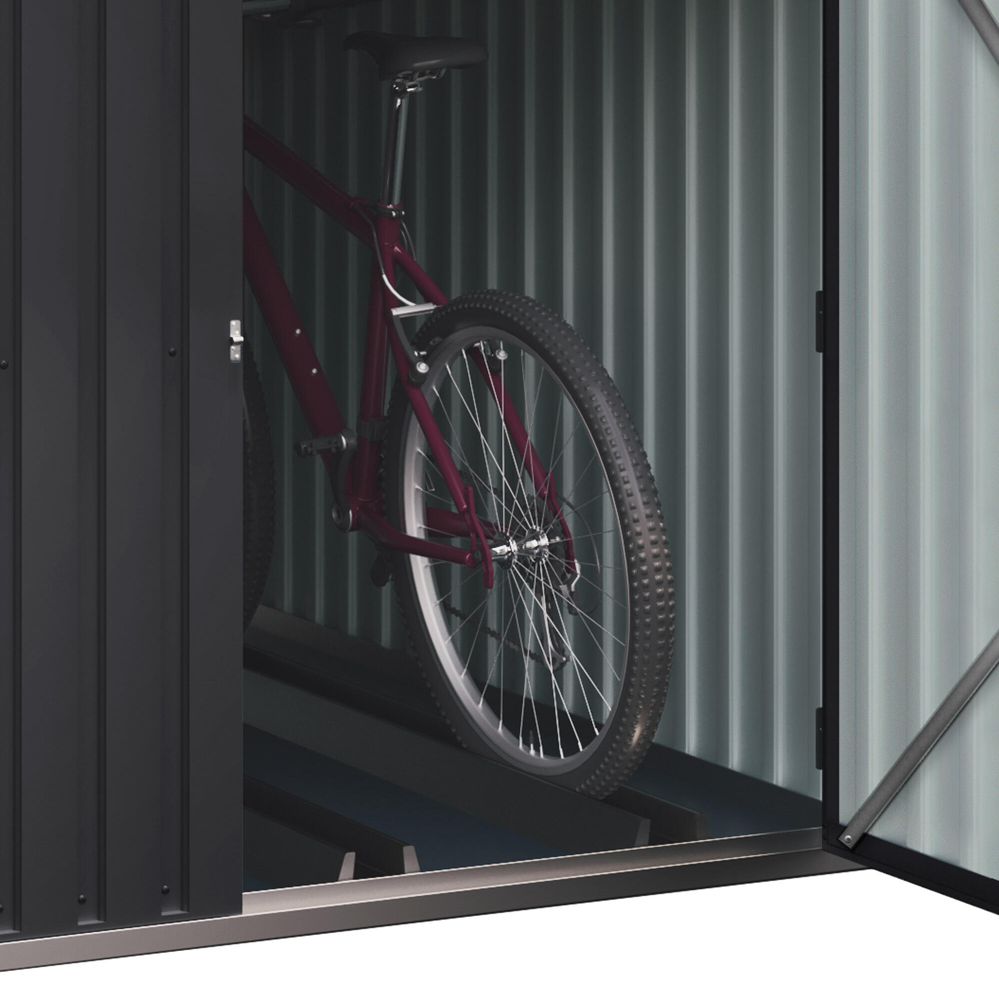 Armoire à vélos Nyon 4,2 m² extérieure pour 4 vélos, rangement sécurisé 5/5