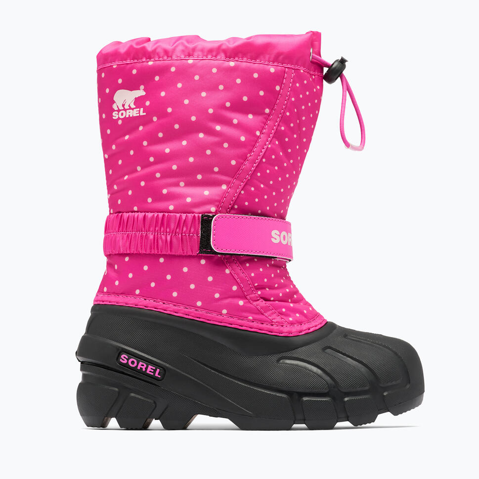 Buty trekkingowe dziecięce Sorel Flurry Print Girls fuchsia
