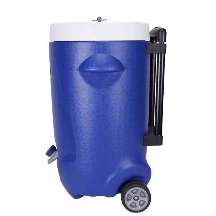 Steamy Cool 20 Jug Roller, Contenant à Boisson Isotherme sur Roues, 20L, Bleu