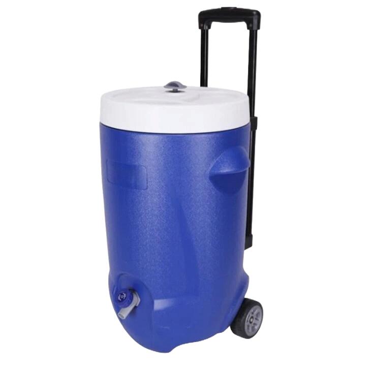 Steamy Cool 20 Jug Roller, Contenant à Boisson Isotherme sur Roues, 20L, Bleu