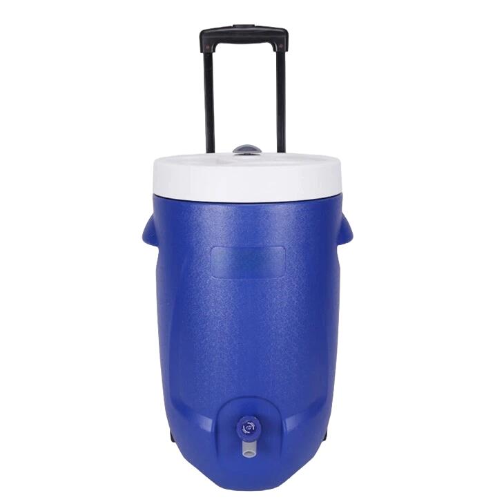 Steamy Cool 20 Jug Roller, Contenant à Boisson Isotherme sur Roues, 20L, Bleu