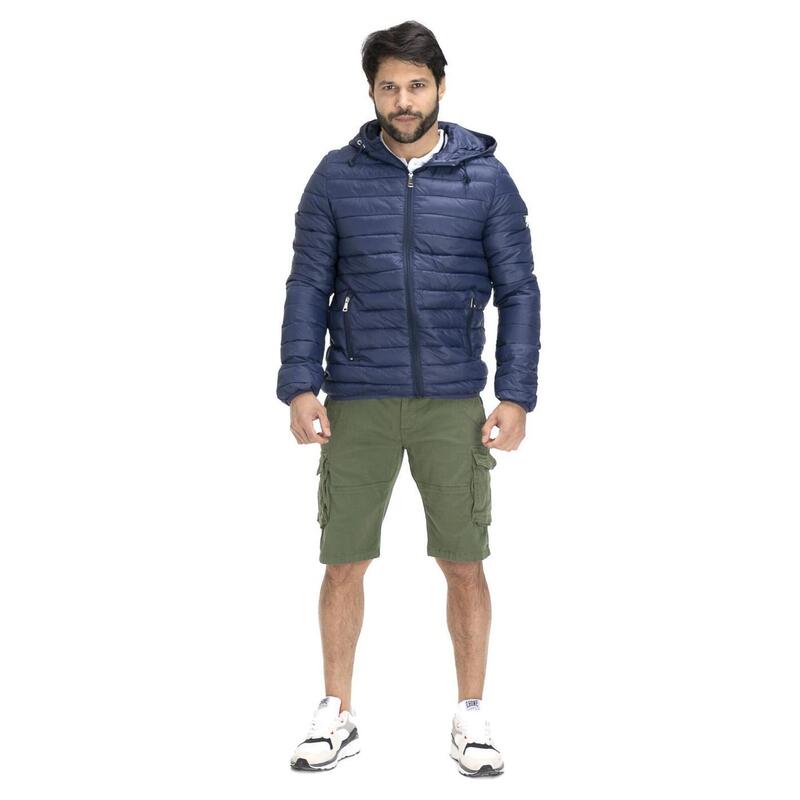 Chaqueta de hombre con capucha y cremallera Basic