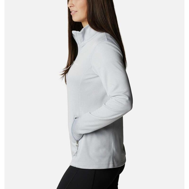 W Park View Grid Fleece Full Zip femme