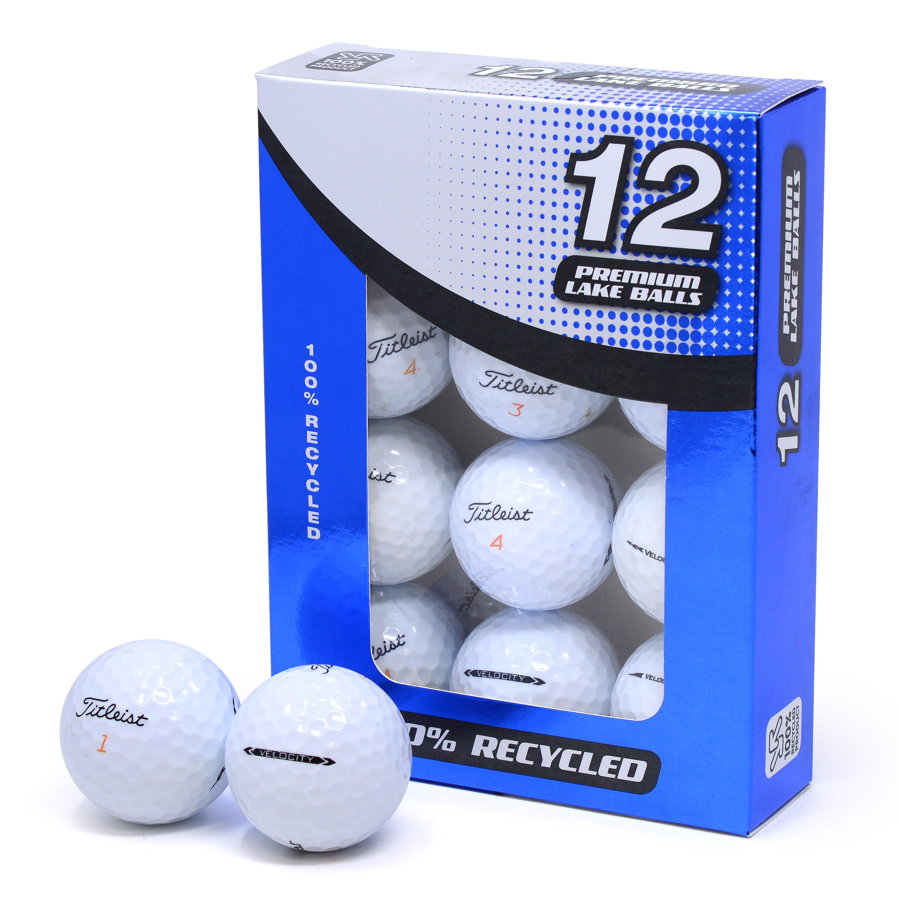 SECOND CHANCE Second Chance Titleist Velocity Premium Lake Golf Balls Grade A