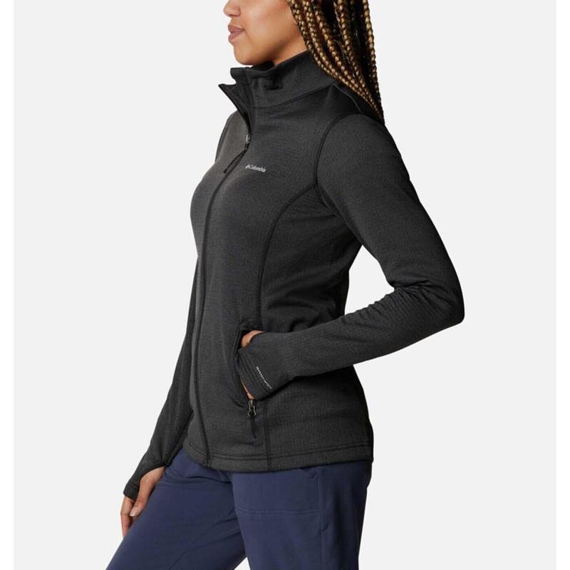 W Park View Grid Fleece Full Zip femme