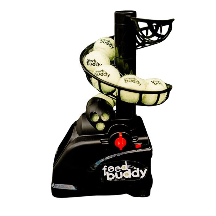 FEED BUDDY Feed Buddy - Automatic Tennis Feed Machine & 6
