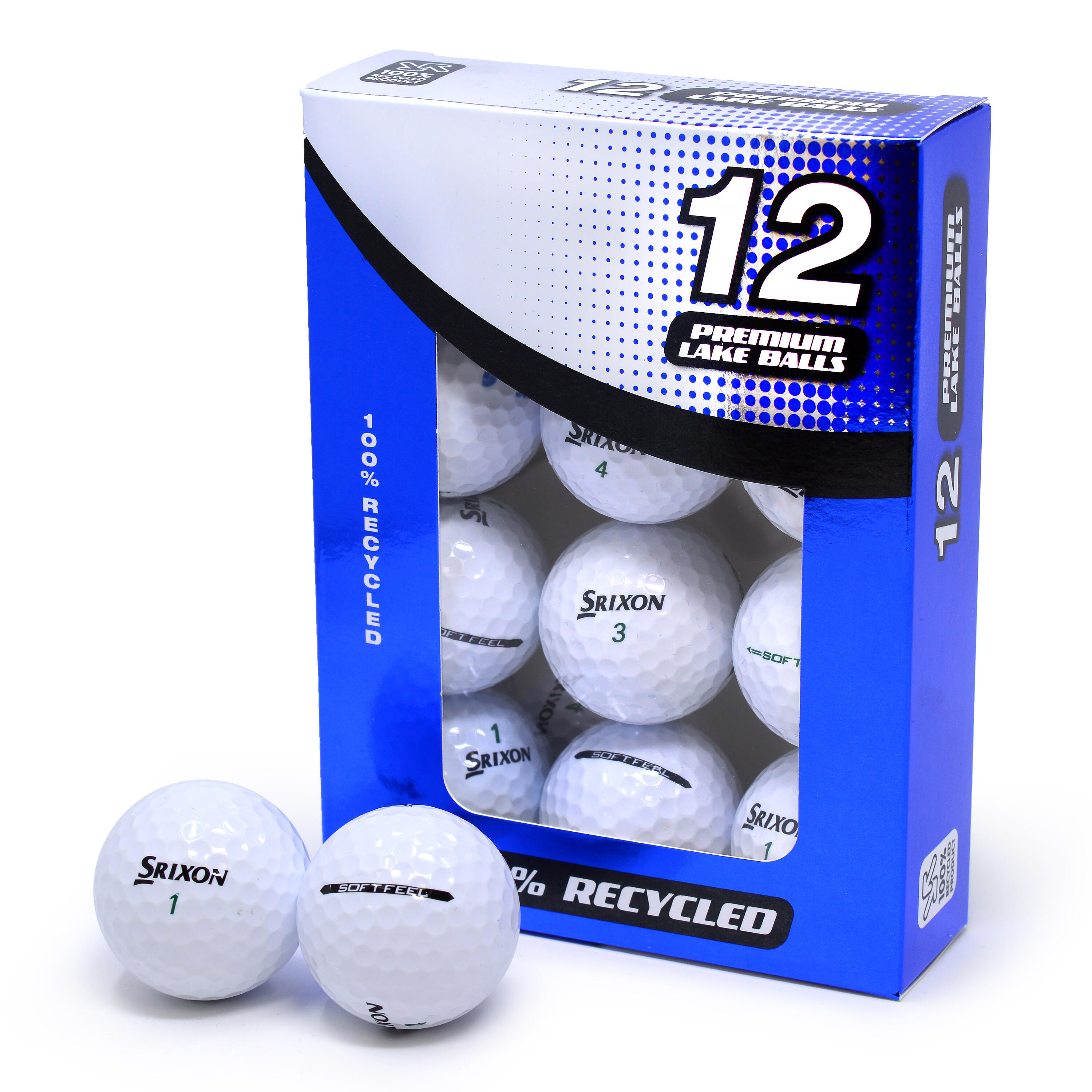 Second Chance Srixon Soft Feel Premium Lake Golf Balls Grade A 1/3