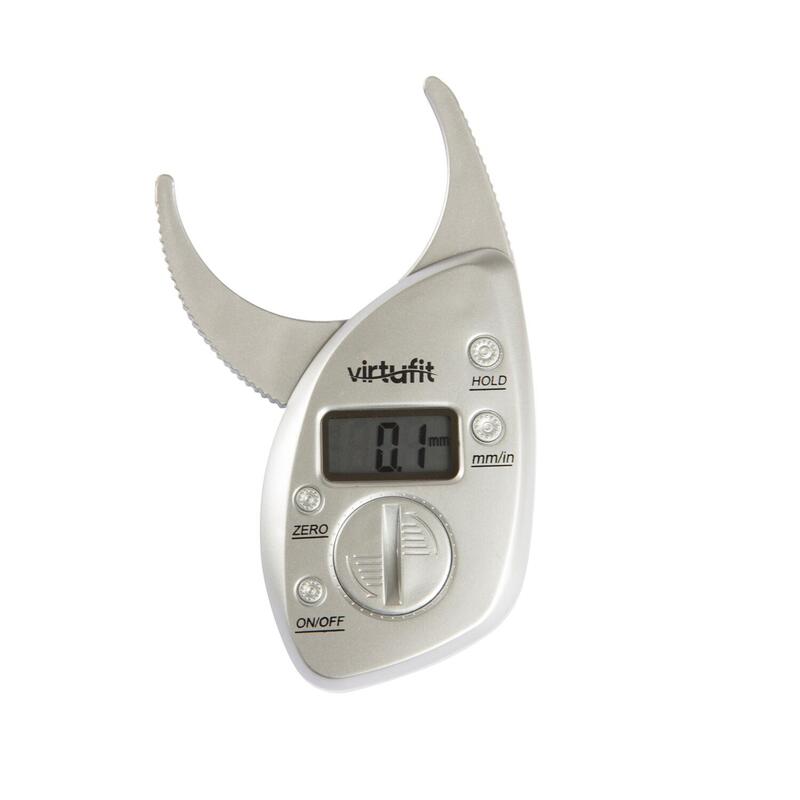 VirtuFit Digitale Huidplooimeter - Vetpercentagemeter - Vetmeter - Grijs
