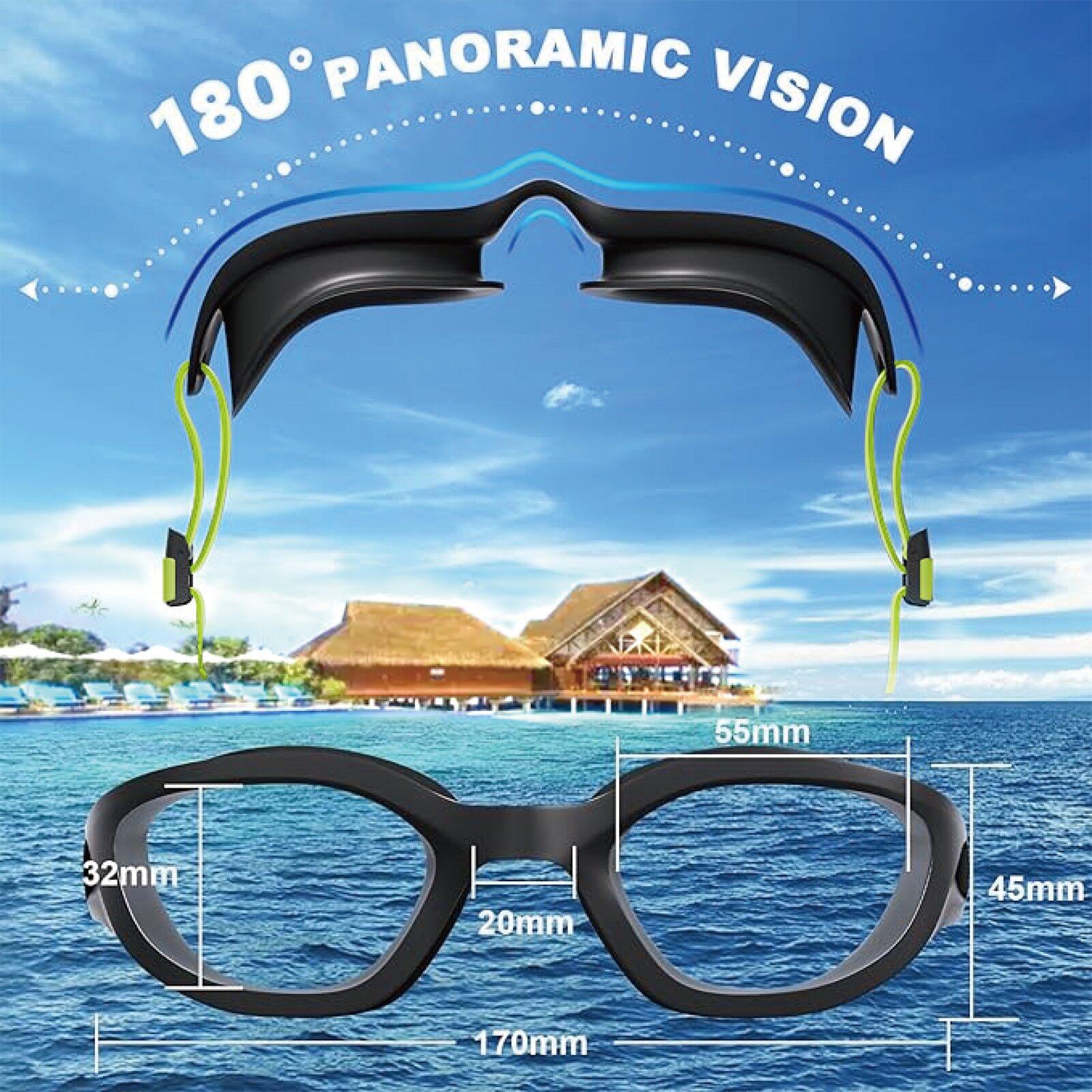 Schwimmbrille 180° Sichtfeld, Freiwasser Unisex - Z-Vigor 3/7