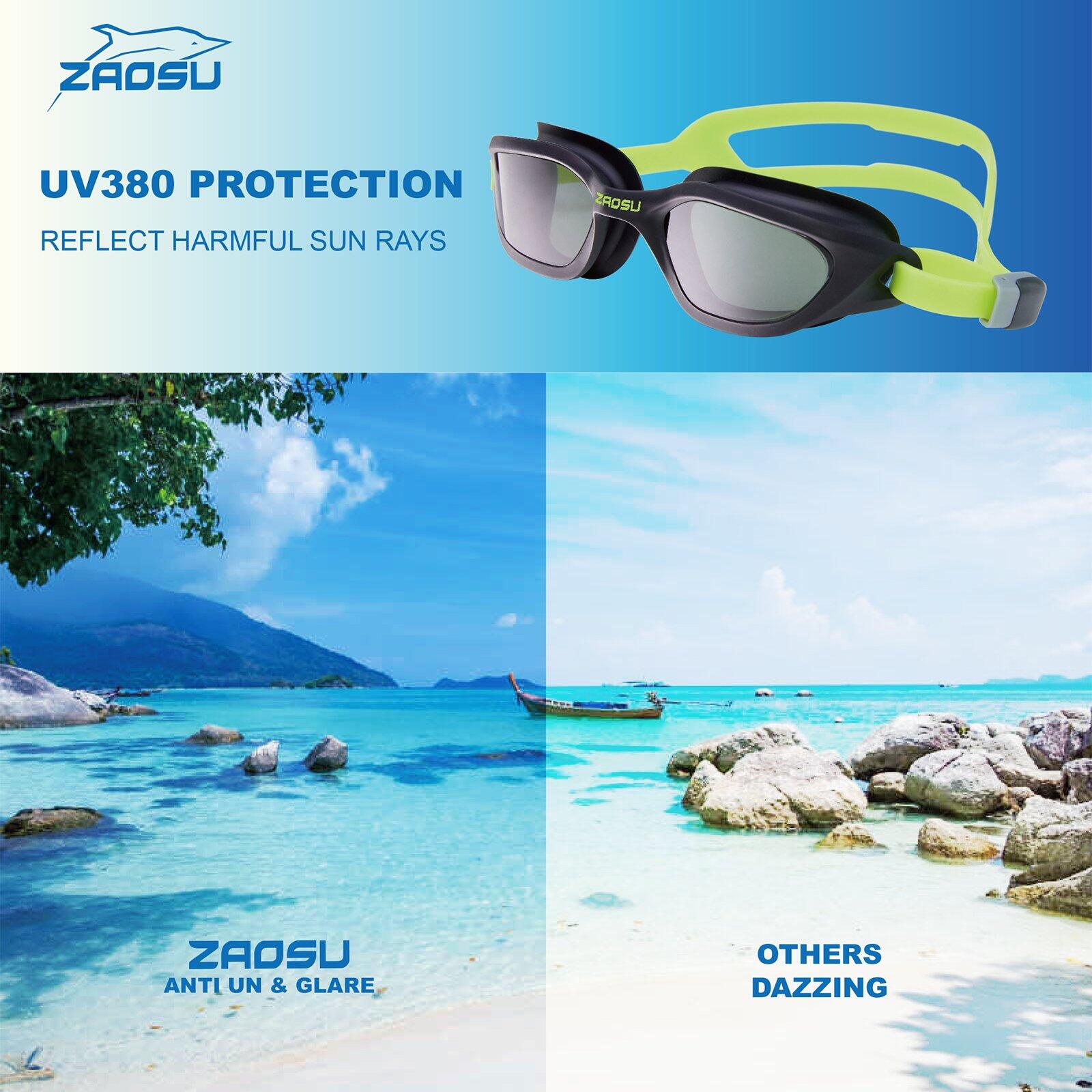 Schwimmbrille 180° Sichtfeld, Freiwasser Unisex - Z-Vigor 6/7