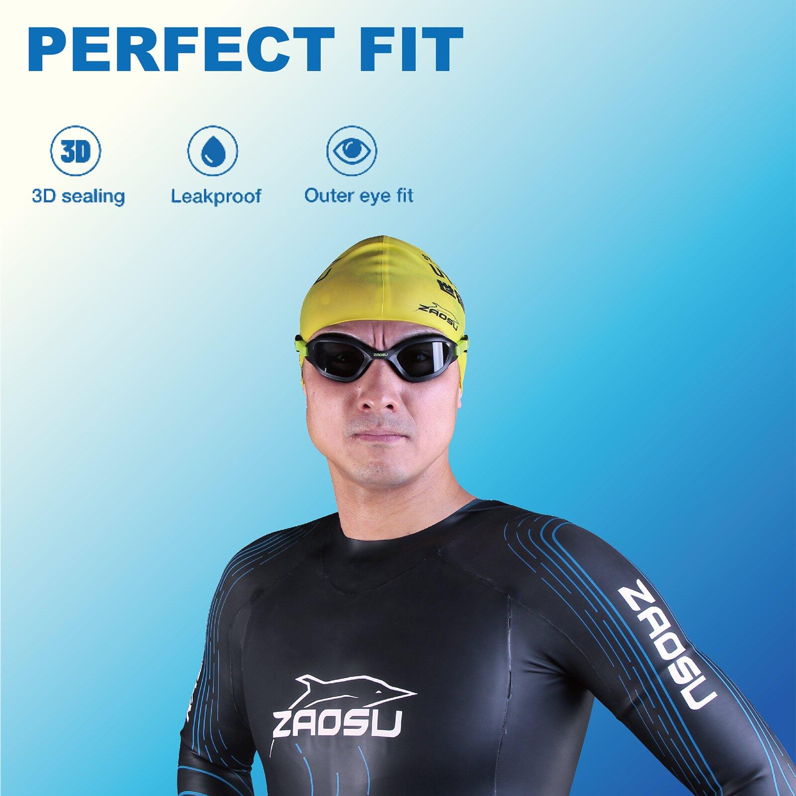 Schwimmbrille 180° Sichtfeld, Freiwasser Unisex - Z-Vigor 5/7