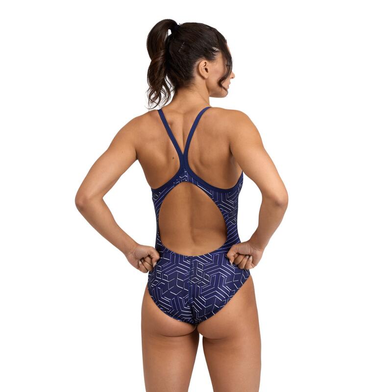 Arena W Kikko Pro Swimsuit Lightdrop Back Navy-Multi