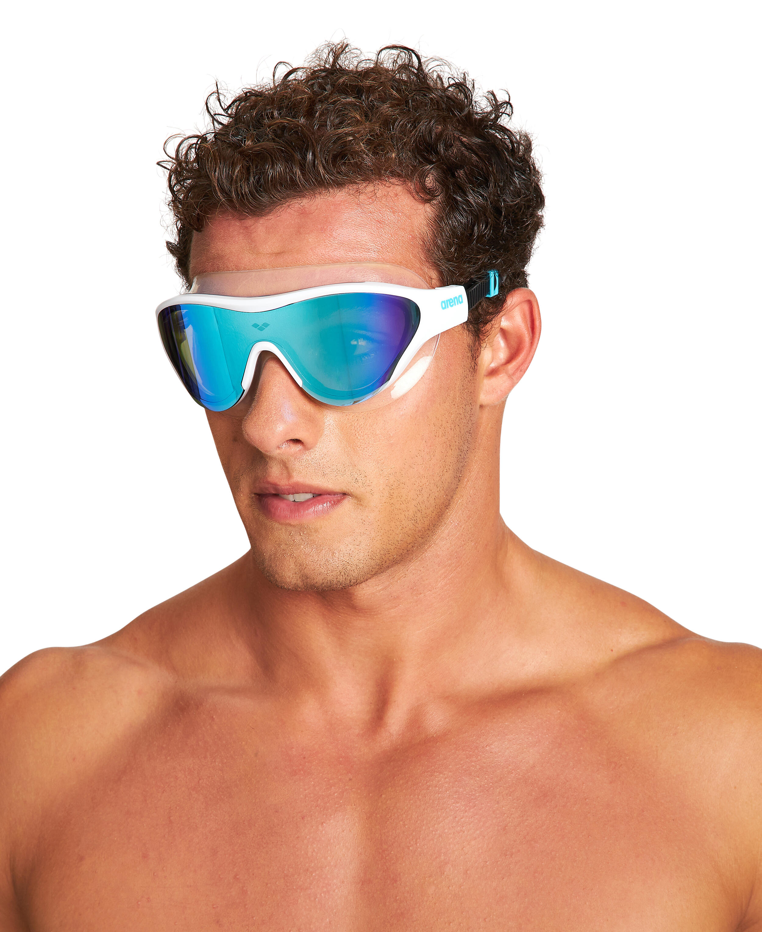 Occhialini da nuoto Unisex Adulto - The One Mask Mirror 4/6