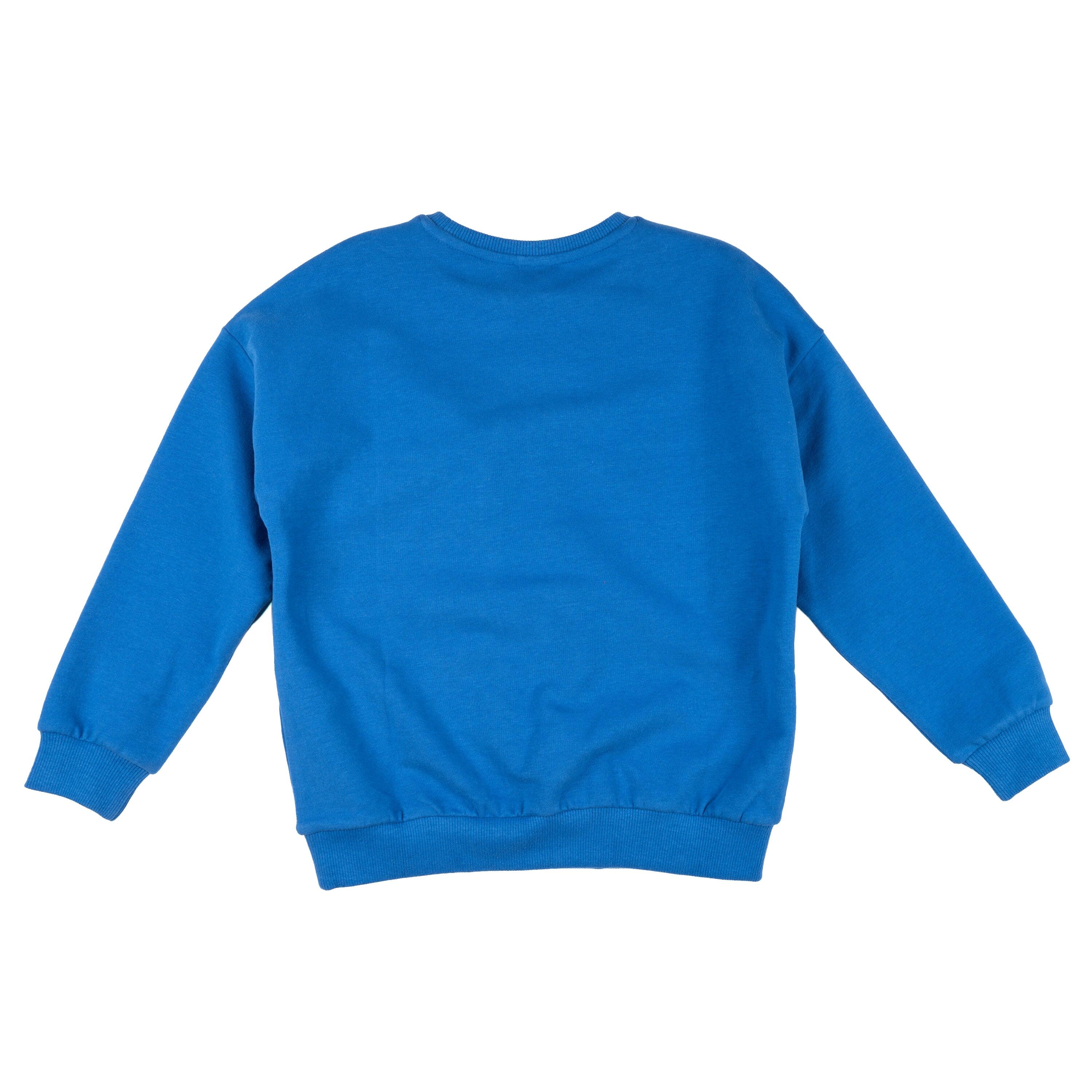 Sudadera de niño color azulón 5/5