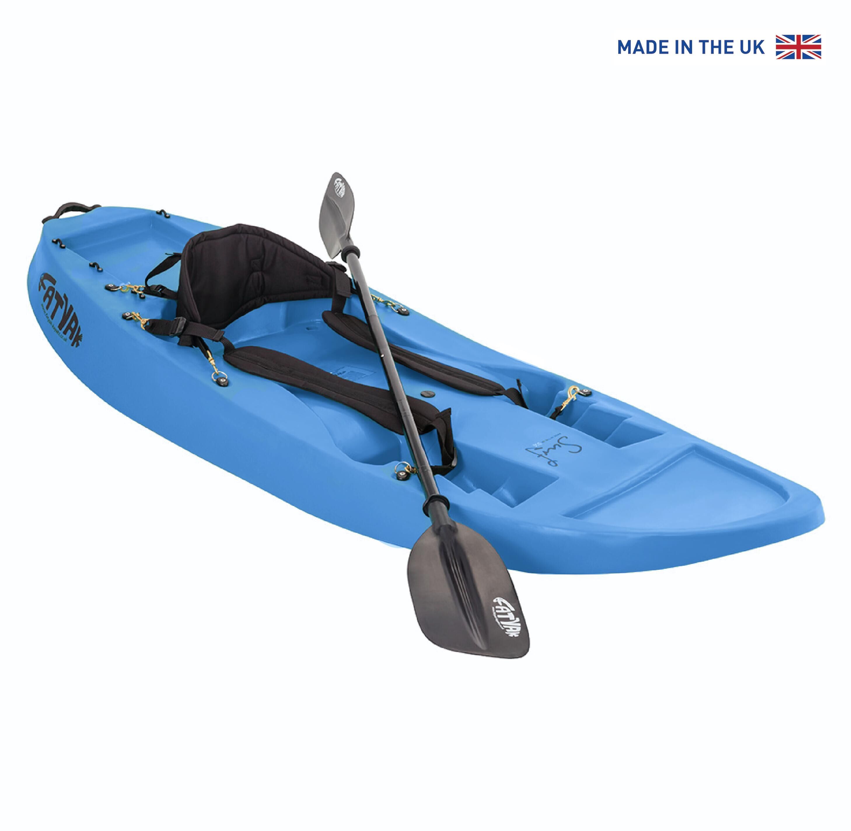 FATYAK SURF 1-PERSON RIGID KAYAK - BLUE