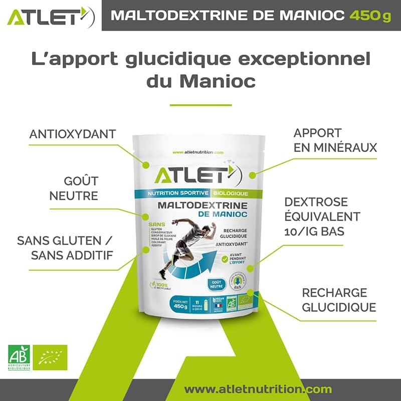 Maltodextrine de manioc (boisson énergétique goût neutre)