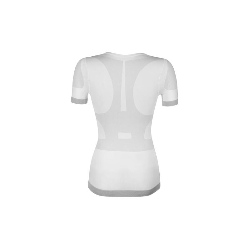 Women Short Sleeve Sport Shirt - White