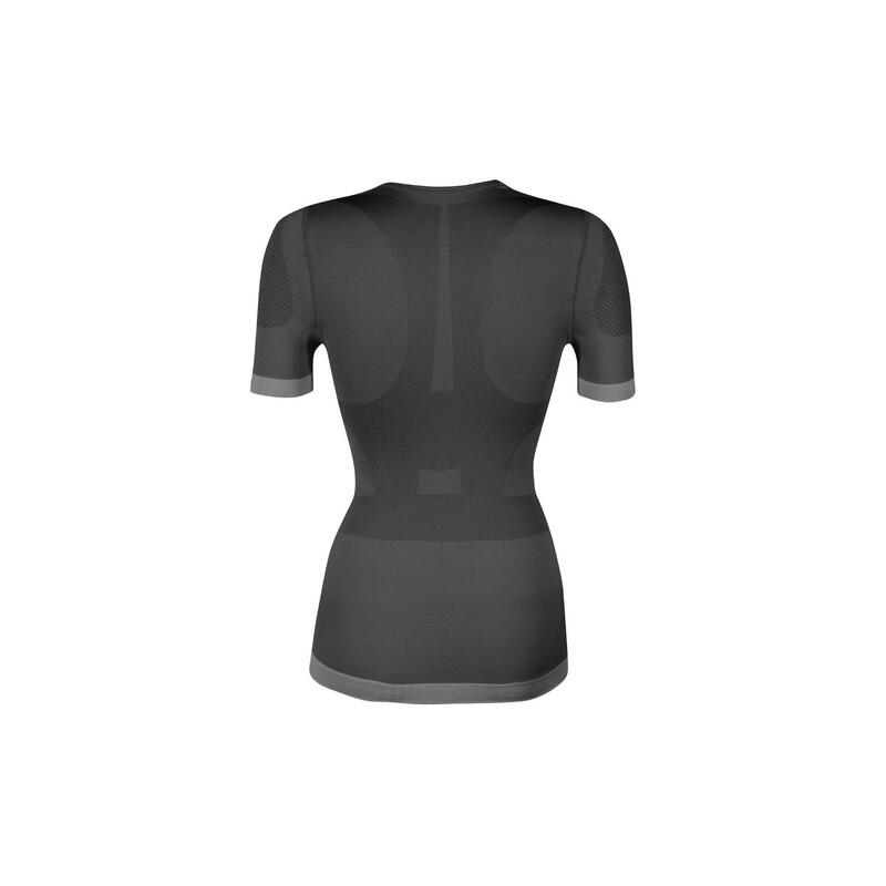 Women Short Sleeve Sport Shirt - Grey