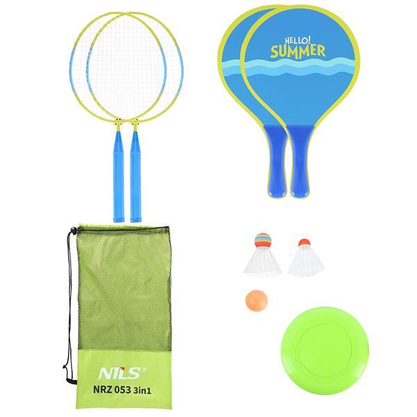 Badmintonset 3in1 Nils NRZ053