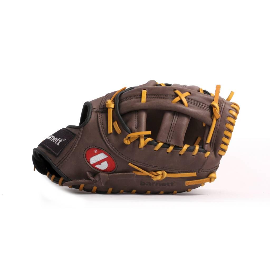 Barnett - Gl-301 Reg Gant De Baseball Cuir De 1er Base Pour Adulte, Marron, Droitier - Gant De Baseball - Marron - 11,5 - Decathlon