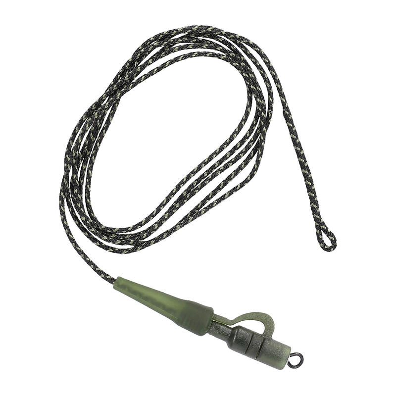 Juego de carpas Mikado Leadcore carp leader con clip seguro 2 uds.