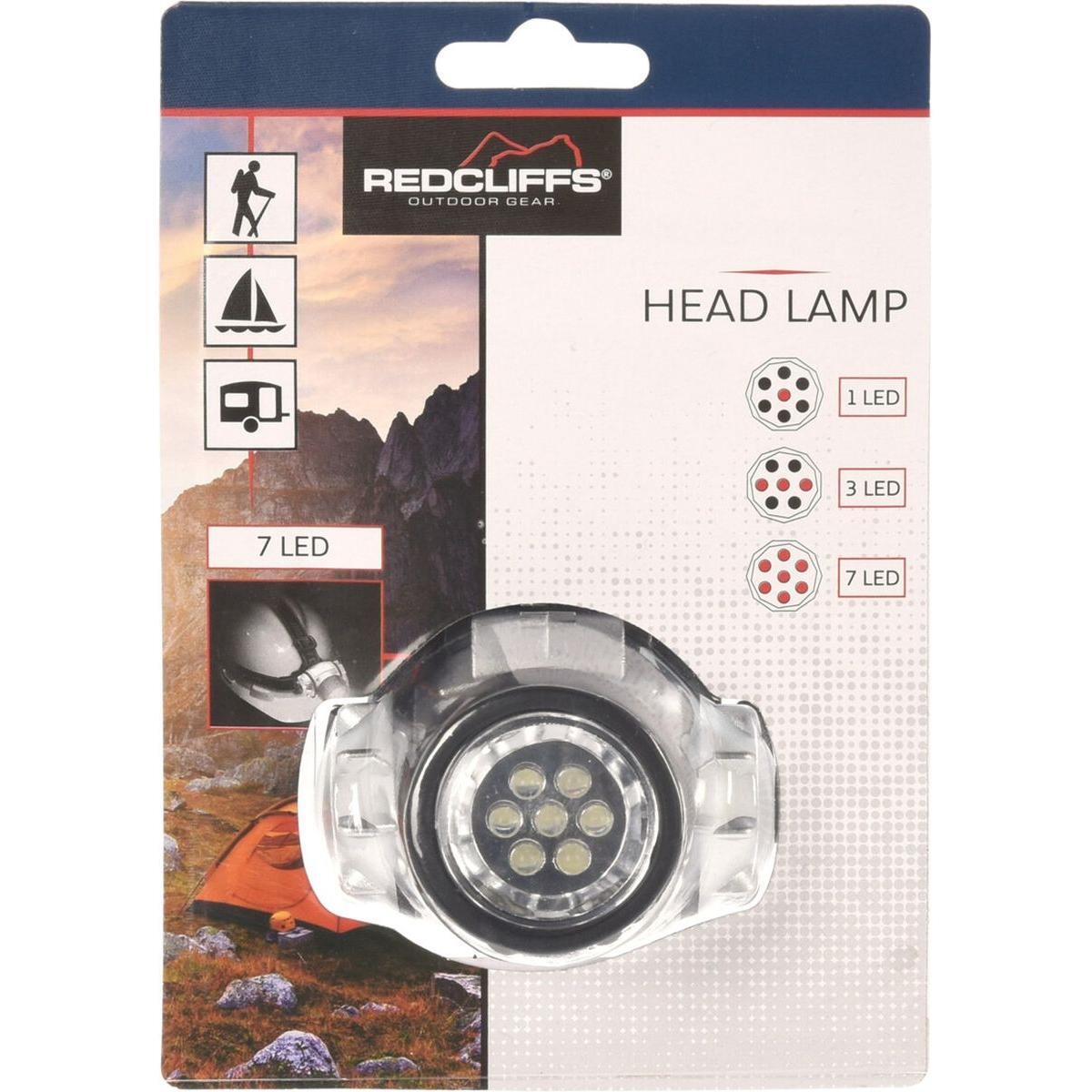 Lampe frontale Redcliffs avec 7 LED 6/7