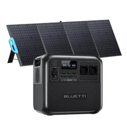 BLUETTI Zonnegenerator AC180 met PV200 Zonnepaneel