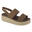 sandalen voor vrouwen Crocs Brooklyn Low Wedge