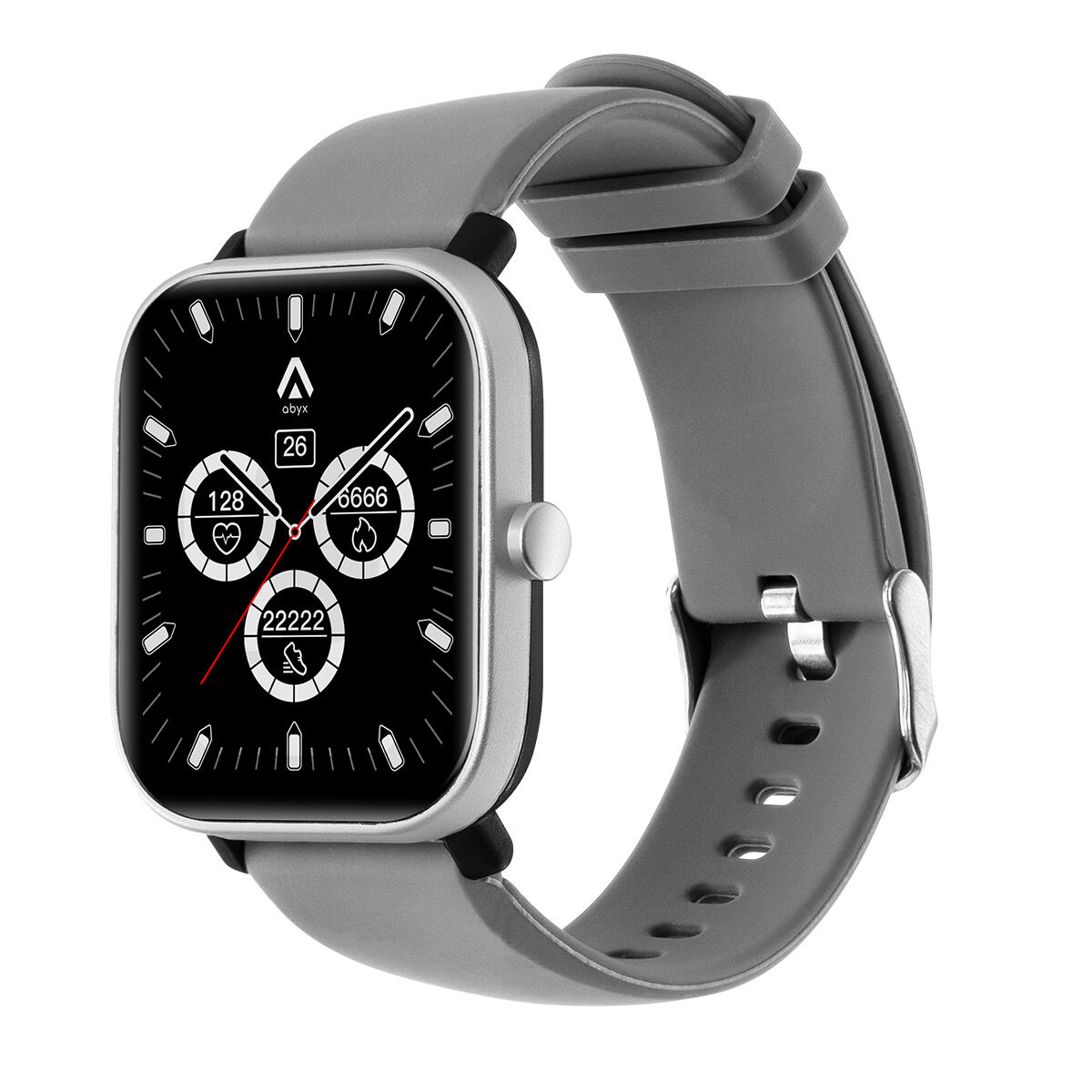 Montre Connectée Étanche Multisport - Abyx Fit Ozone 3 - Grise 2/7