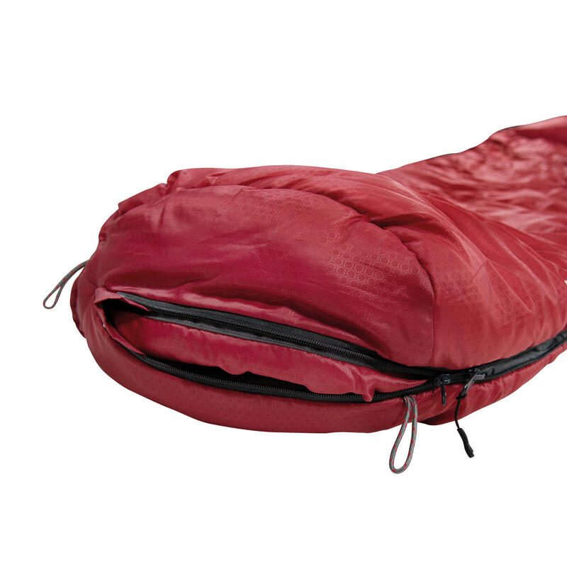 Kunstfaserschlafsack Redwood -3° dark red-grey