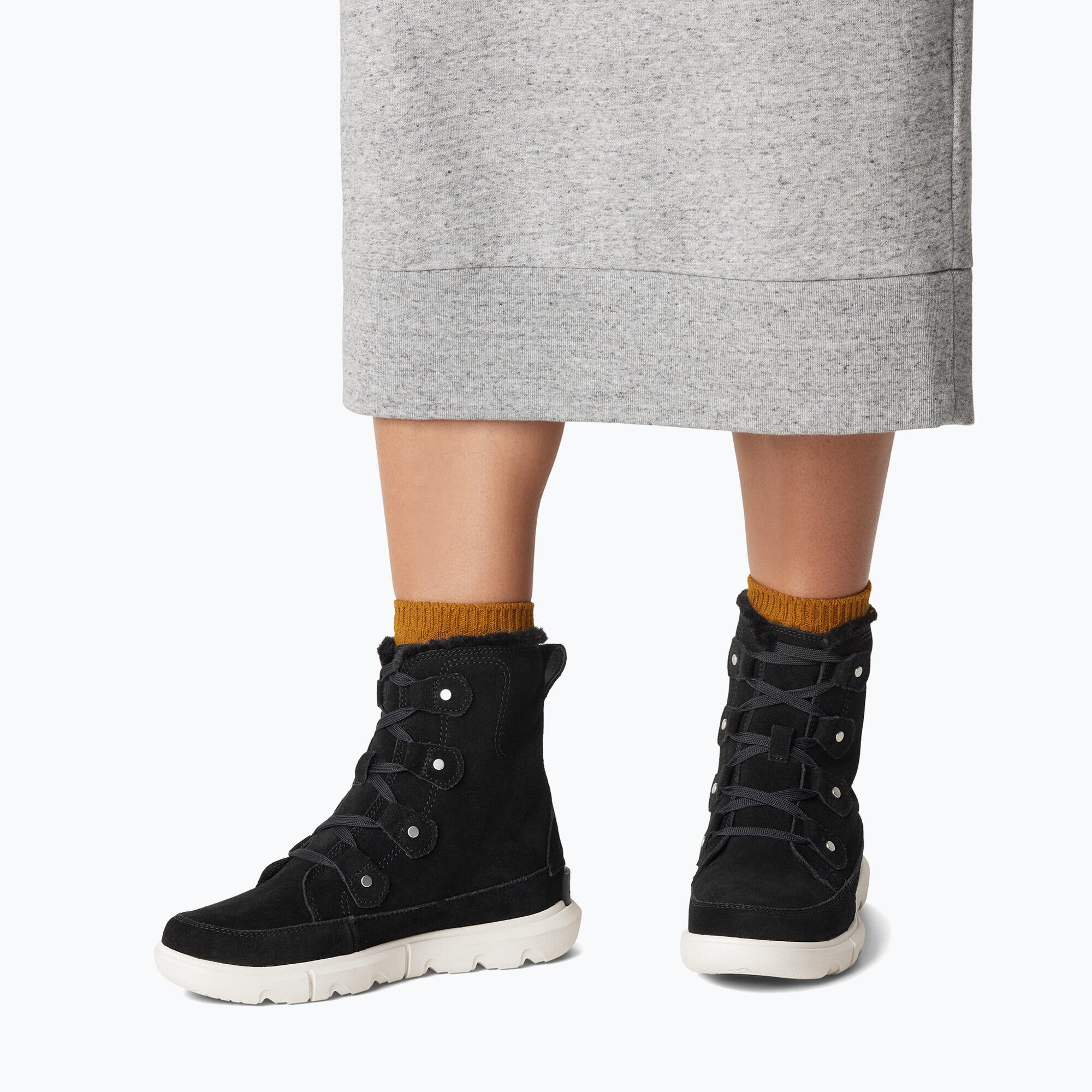 Chaussures de trekking pour femmes Sorel Explorer Next Joan Wp noir/fawn 7/7