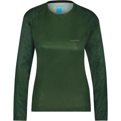 SHIMANO Jersey met lange mouwen voor dames, groen