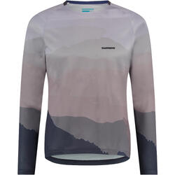 SHIMANO SENTIERO Long  Sleeves Jersey, Beige