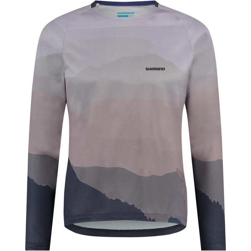 SHIMANO SENTIERO Long  Sleeves Jersey, Beige