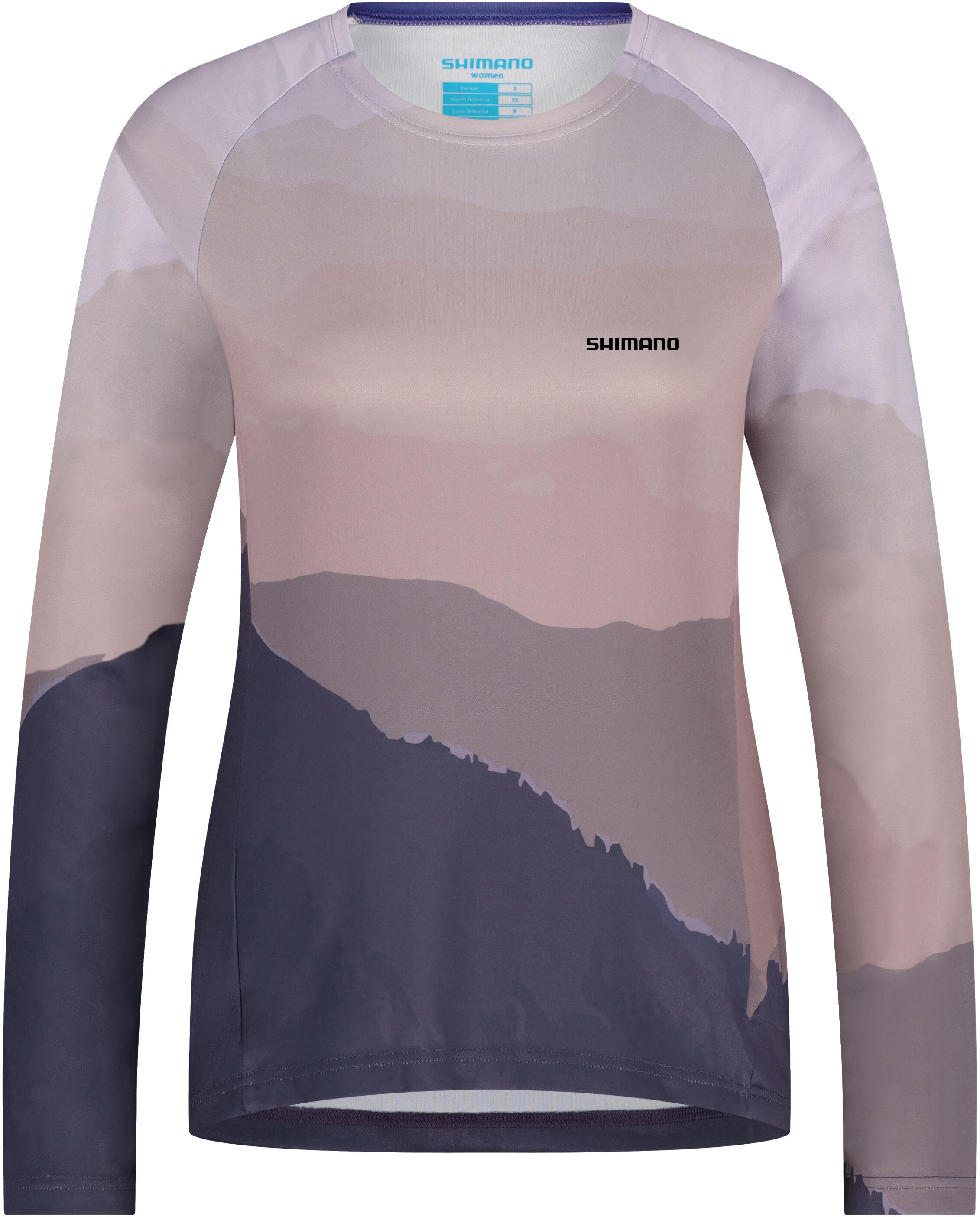SHIMANO Woman's SENTIERO Long  Sleeves Jersey, Beige