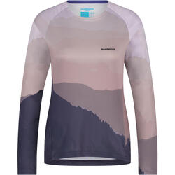 SHIMANO Woman's SENTIERO Long  Sleeves Jersey, Beige