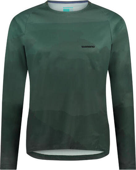 SENTIERO Long Sleeves Jersey, Aurora Green