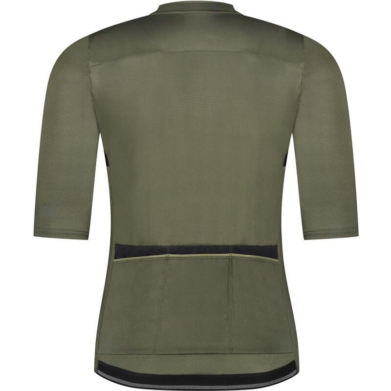 SHIMANO EVOLVE Corsa Short Sleeve Jersey, Dark Olive